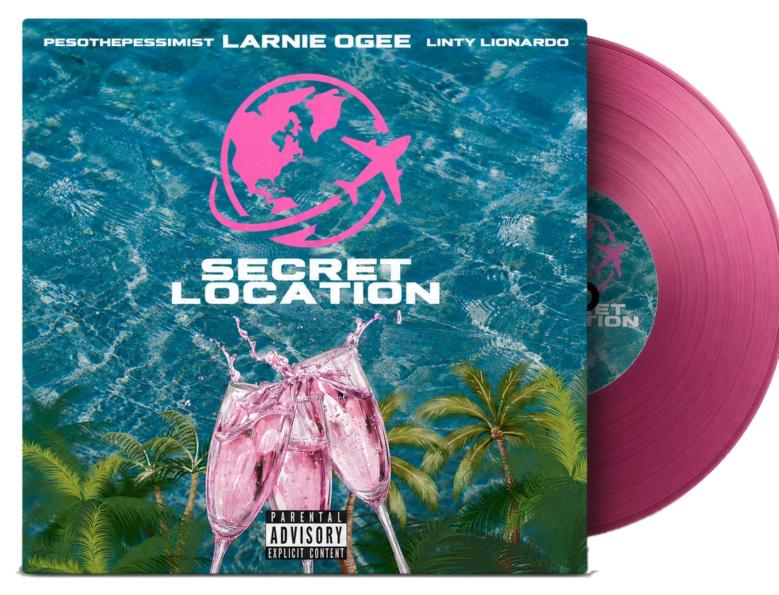Secret Location by PesoThePessimist, Larnie OGee and Linty Lionardo — vinyl release